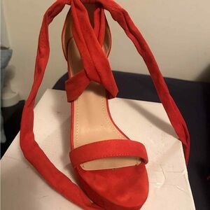 Elegant Red Women's Sandals